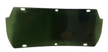 Dentec 12F494721 - FaceTec Visor Green polycarbonate, flat – 7” x 16-3/4”, .040”