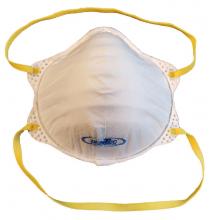 Dentec 15DAD5N95VB120 - Comfort-Ease N95 Cone Shaped Flat Fold Disposable Respirator with Exhale Valve 10/Box