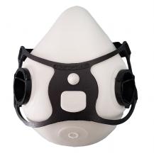 Dentec 15R400NXMDML00 - Comfort-Air 400NxMD White Half Mask W/O Exhalation valve, Elastomeric Rubber Medium/Large