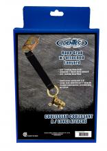 Dentec 16LRGGR 85-52SRT - 5/8" TRAILING ROPE GRAB WITH ATTACHED 2' ENERGY ABSORBER LANYARD / 3/4" SNAP HOOK IN RET