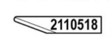 Dentec 2110518 - Straight Edge Rounded Tip Ceramic Blade