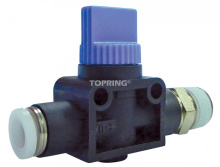 Topring 40.08 - Mini Hand Valve 2W 1/4 x 1/4(M)NPT TOPFIT