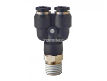 Topring 42.776 - 1/2 in. Push-to-Connect to 3/8 (M) BSPT Y Adapter