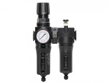 Topring 50.633A - 5 Micron Filter Regulator 30 to 125 PSI and Lubricator 3/8 (F) NPT S50