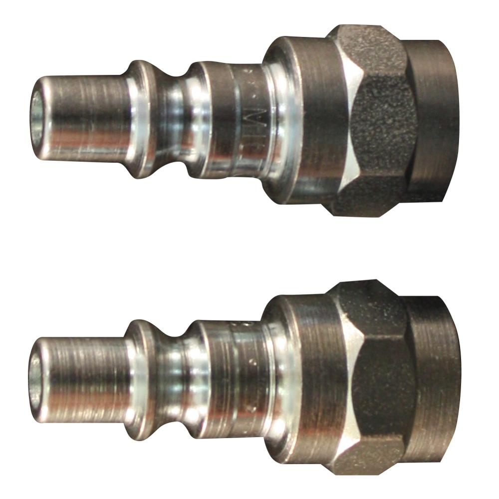 Milton Air Plug Steel A-Style Air Tool Fitting 1/4-in NPT Male, Air Hose Quick Connect Fitting 300 P