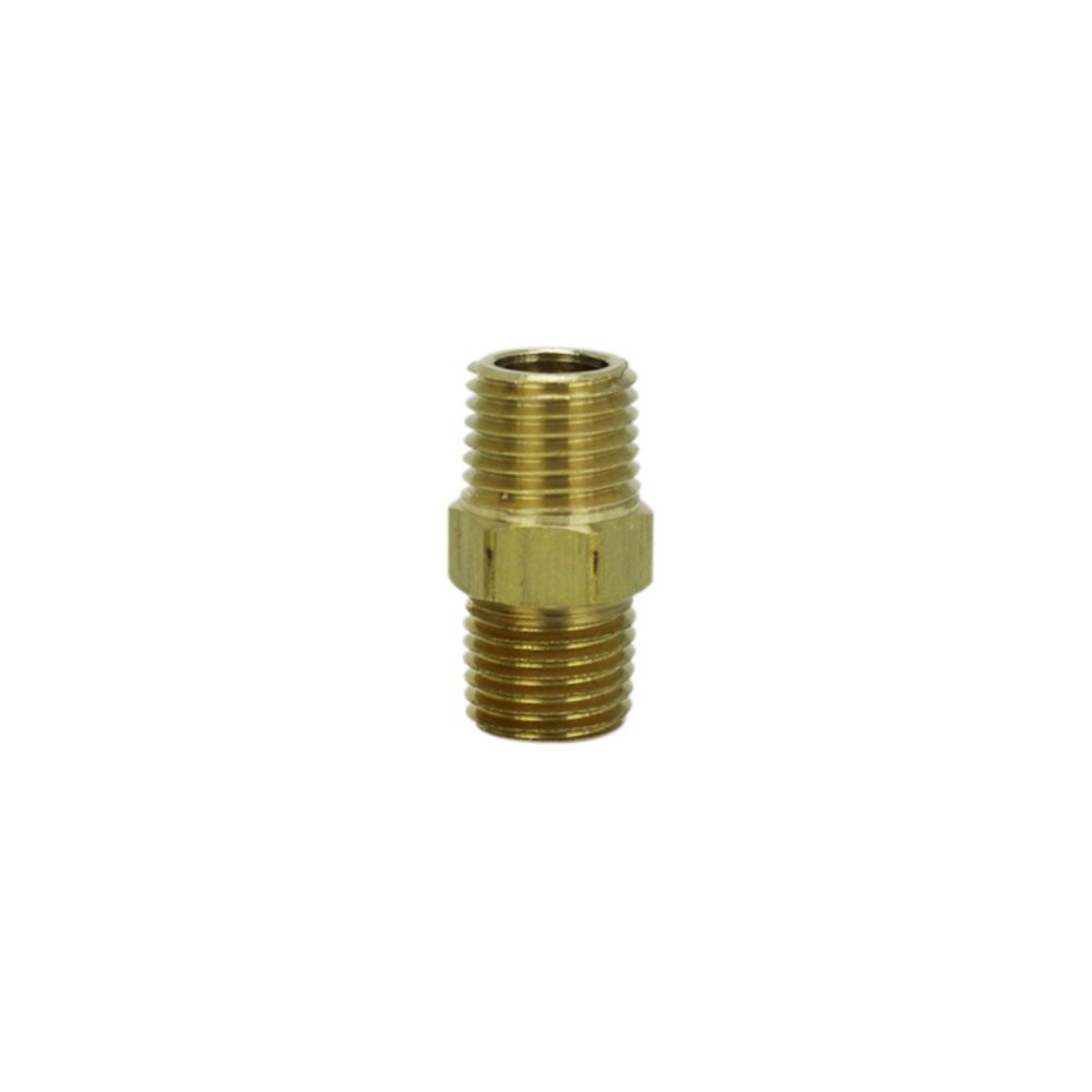 M HEX NIPPLE 1/4NPT