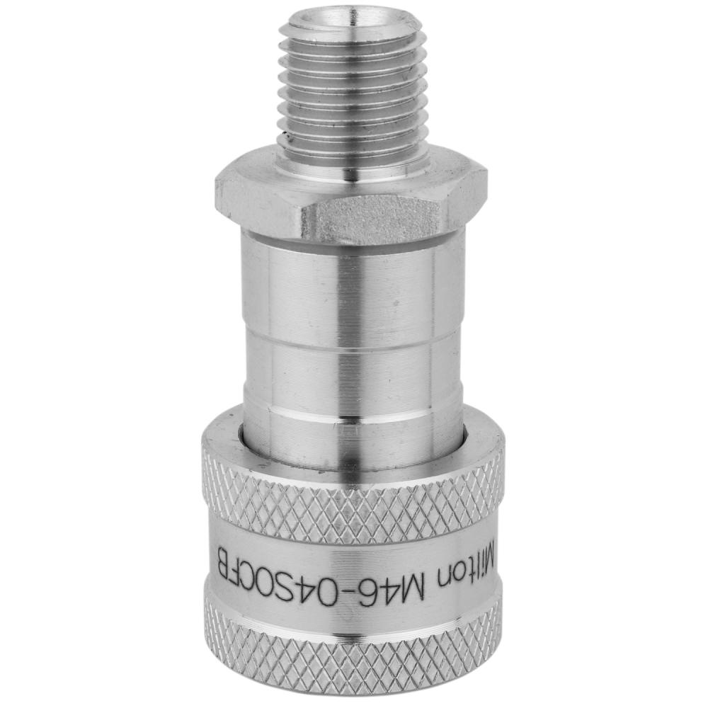 1/4&#34; NPTF Spin-On Coupler F