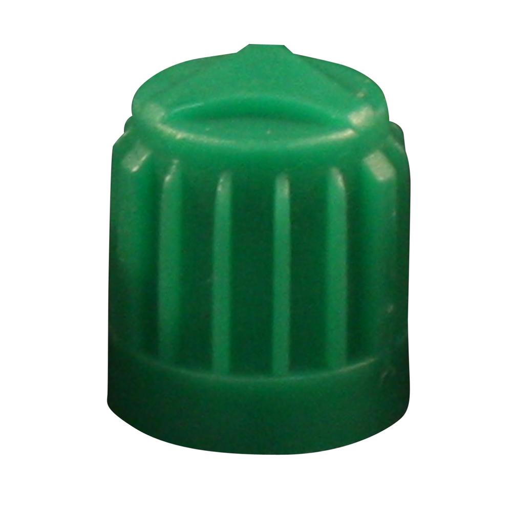 Plastic Dome Cap Grn