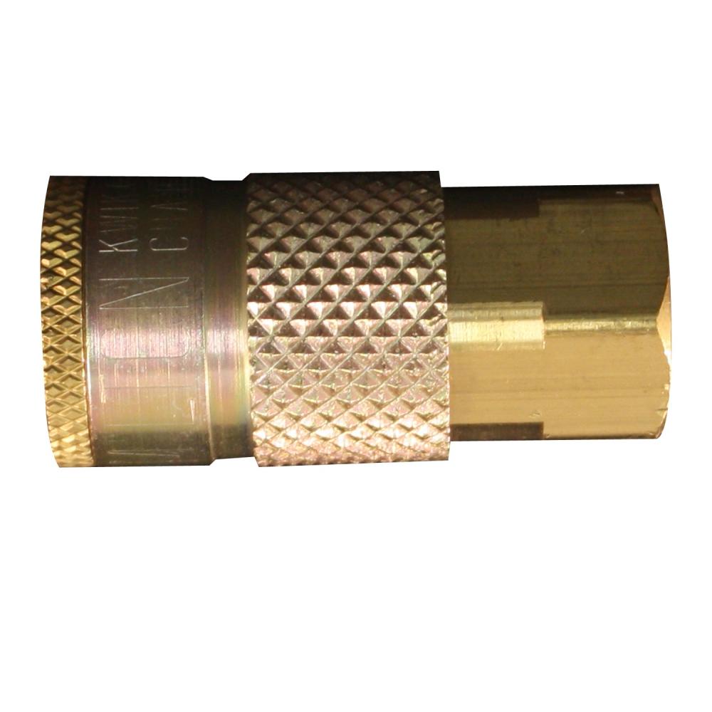 Milton Air Coupler 1/4&#34; NPT Female Brass, T-Style Air Compressor Quick Connect Air Coupler, S-78