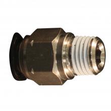 Milton S-2200-9W - 1/4" MNPT 3/8" OD Push to Connect Tube Fitting (1/card)