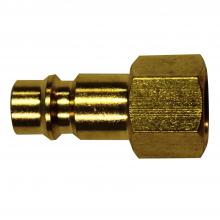 Milton S-763W - 1/4" FNPT HIGHFLOWPRO™ V-Style/European Interchange Brass Air Plug Fitting (High Volume Low Pres