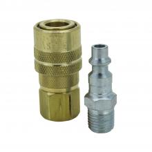 Milton S-711W - Milton® Industrial Air Tool Coupler and Plug Kit, M-STYLE®, 1/4" NPT (2 Piece)