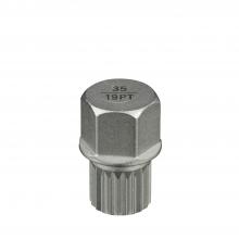 Milton LT4160-35/19PT - Wl Lugnut Key/Bolt