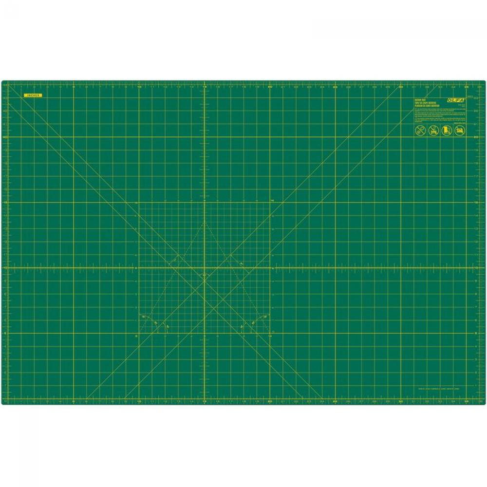 Double-Sided Self-Healing Rotary Mat, Green 24&#34; x 36&#34;