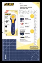 OLFA 1136601 - OLFA RTY-2C STQR NBL Rotary Essentials Kit, Navy