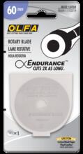 OLFA 1132759 - OLFA 60mm RB60H-1 Endurance Rotary Blade, 1pk