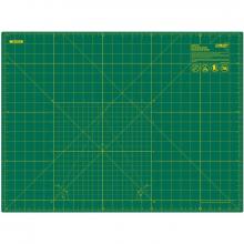 OLFA 9881 - Double-Sided Self-Healing Rotary Mat, Green 18" x 24"