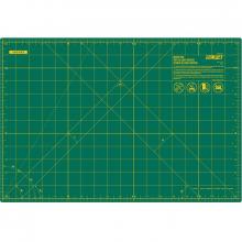 OLFA 9880 - Double-Sided Self-Healing Rotary Mat, Green 12" x 18"