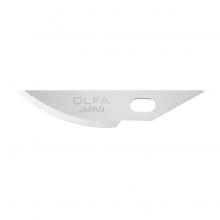OLFA 9165 - KB4-R/5 Curved Carving Graphic/Art Blade, 5/Pk