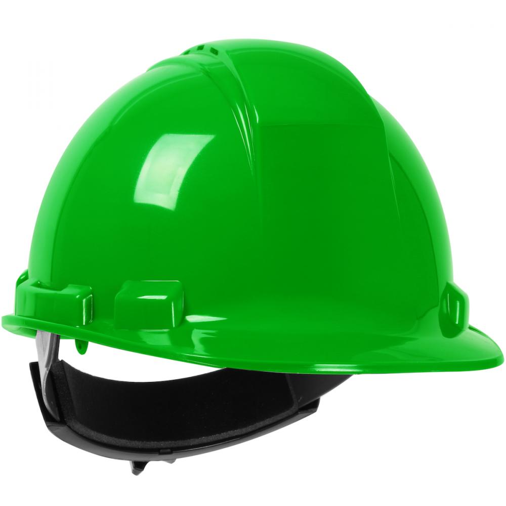 WHISTLER, VENTED, HARD HAT, CAP STYLE, 4 PTS SUSP, RATCHET, CSA TYPE 1  CLASS C, LIME GREEN