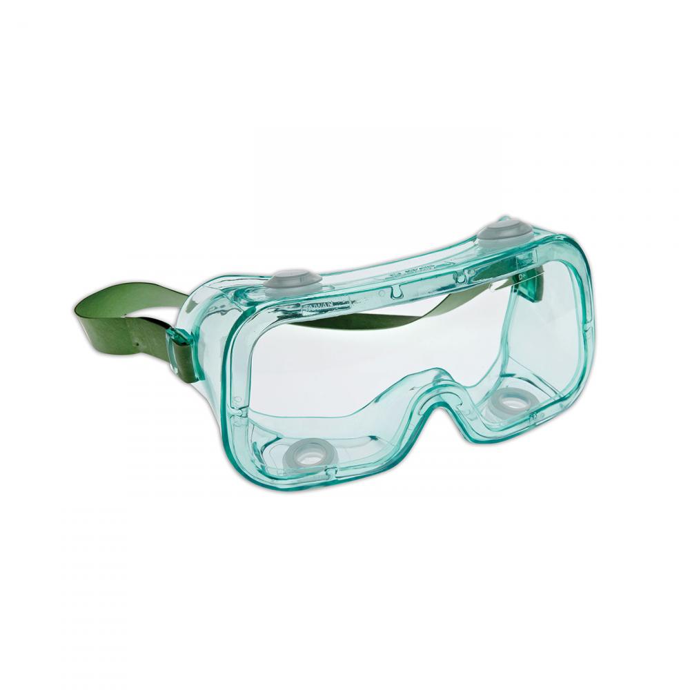 ULTRA-TEK, GOGGLE, FOG FREE GOGGLES, INDIRECT VENT, GREEN / CLEAR, CSA Z94.3 CERTIFIED