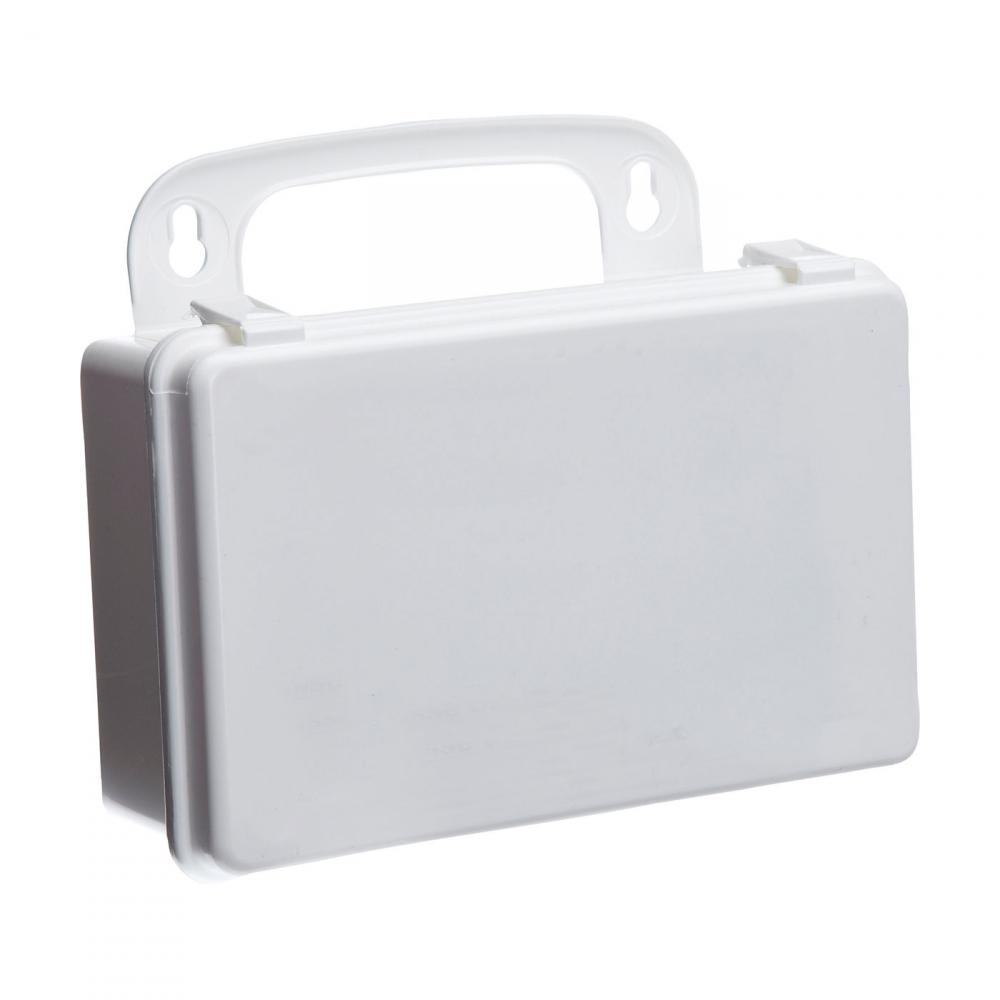 EMPTY FIRST AID CONTAINER, PLASTIC, 7.5&#34;X5&#34;X3.5&#34;