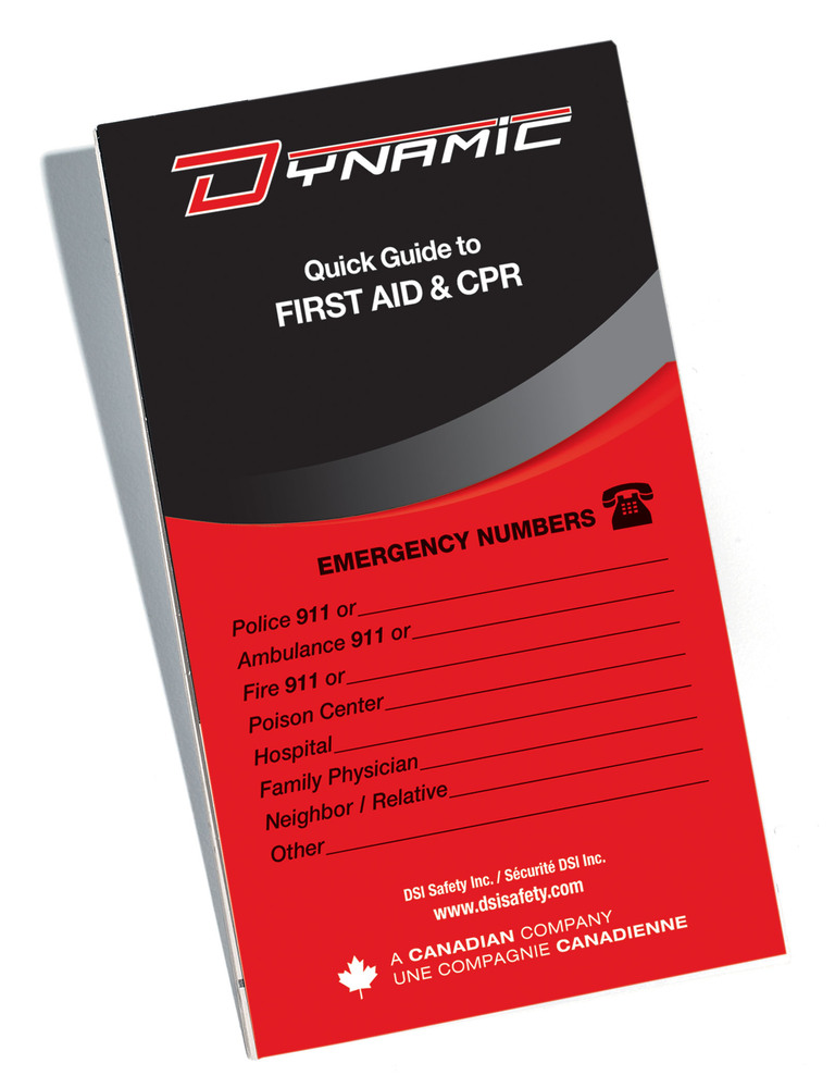 QUICK GUIDE TO FIRST AID AND CPR, ENG/FR