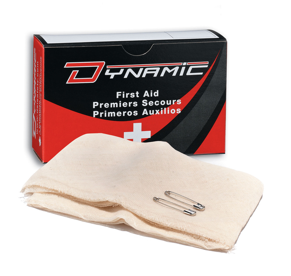 TRIANGULAR BANDAGE W/2 SAFETY PINS, 40&#34;X40&#34;X56&#34;, IN BOX