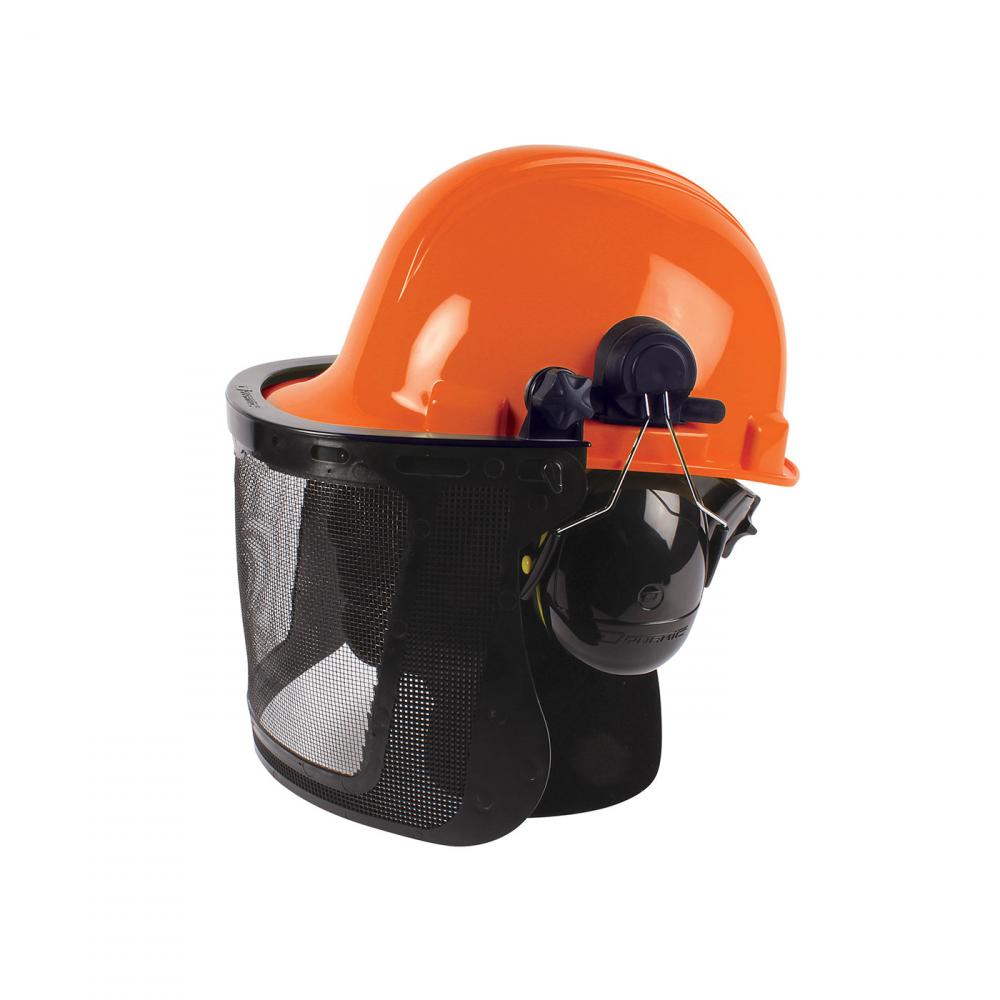 PIP, FORESTRY AND GARDENING KIT, HAT, (1) PLASTIC FACESHIELD, BRACKET, (1)  METAL FORESTRY SCREEN