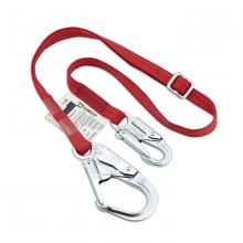 PIP Canada FP63213/6 - PIP DYNAMIC, POSITIONING LANYARDS, SINGLE ADJUSTABLE, RED, 6 FT, CERTIFIED CSA Z259.11-17, CLASS B