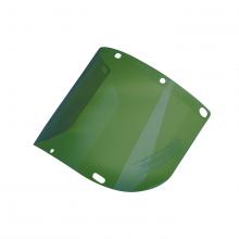 PIP Canada EP815PFGT/40 - Face Shield Green Die Cut Formed visors 8 x15 Â½ polycarbonate 0.40 in /1.0 mm wi