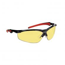PIP Canada EP825A - â€œThe Hawkâ€ safety spectacles with Black & Red frame - Coating with Dyna-Shield a