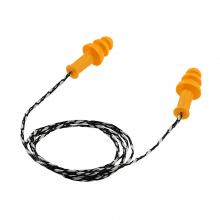 PIP Canada NP104C - Reusable Earplugs with Cord â€œCOMFORT-FITâ€ with multiple flanges  â€“Orange color,
