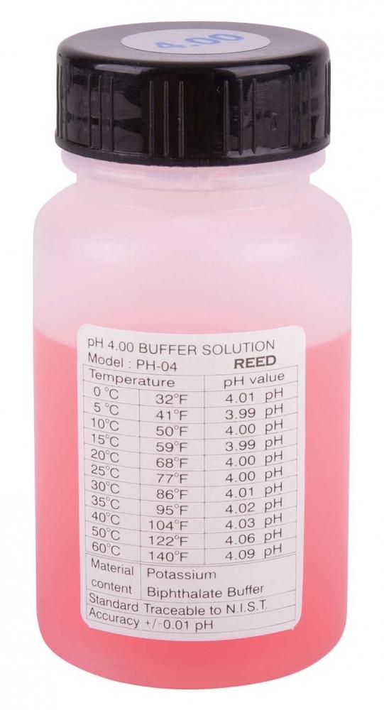 REED PH-04 pH Buffer Solution, 4pH