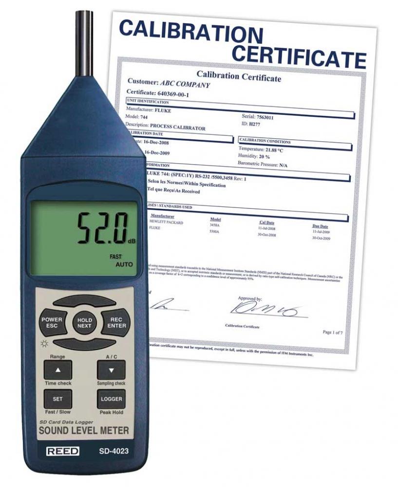 REED SD-4023 Sound Level Meter/Data Logger