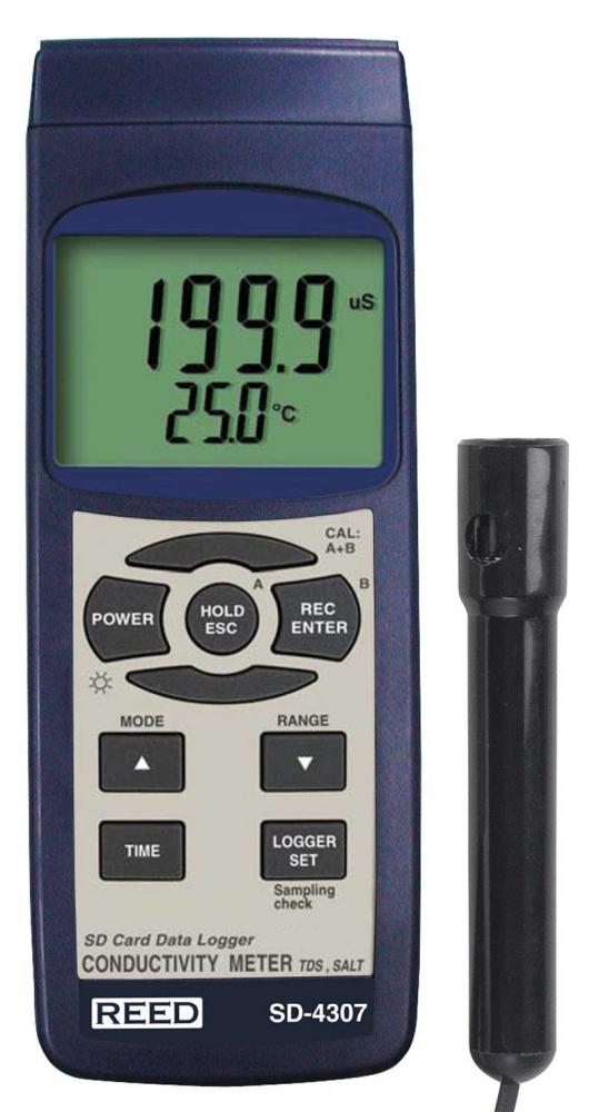 REED SD-4307 Data Logging Conductivity/TDS/Salinity Meter