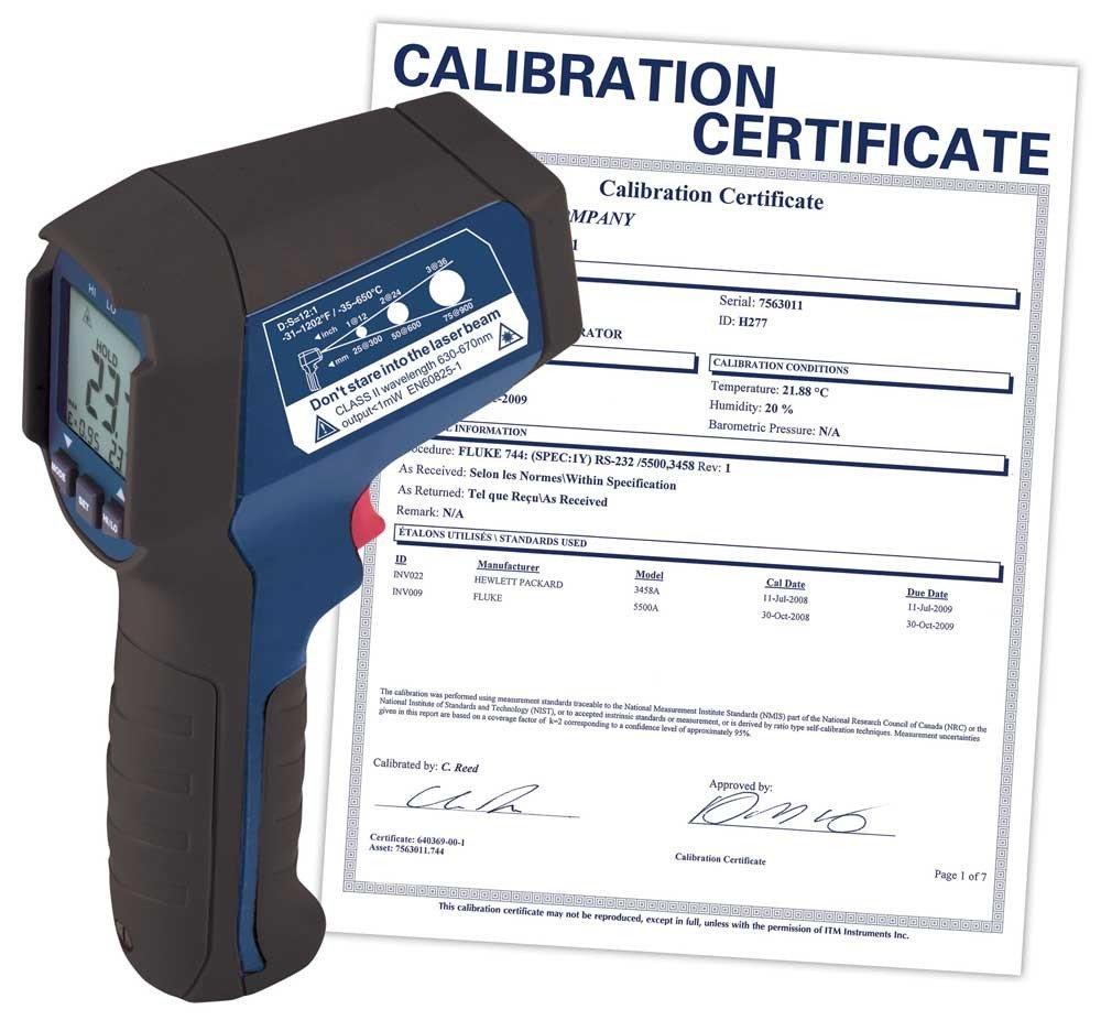 REED R2310-NIST Infrared Thermometer