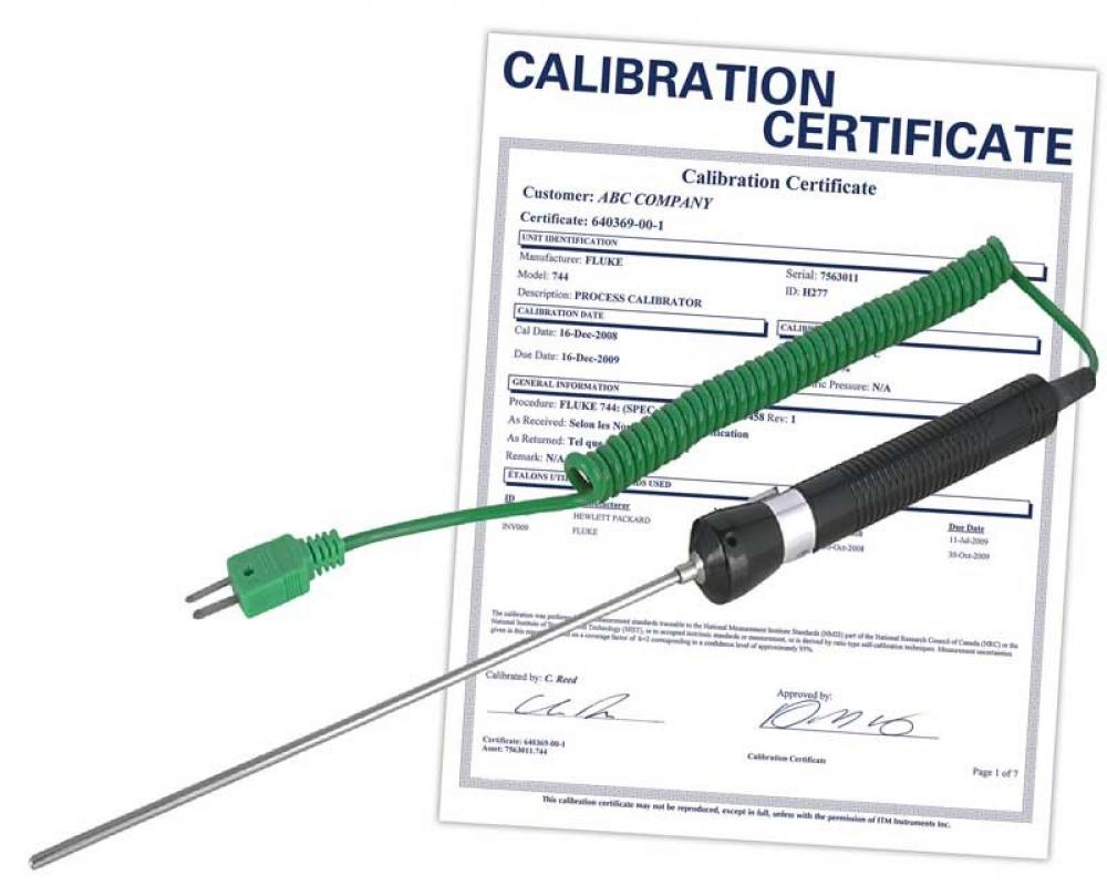 REED R2504-NIST Immersion Thermocouple Probe