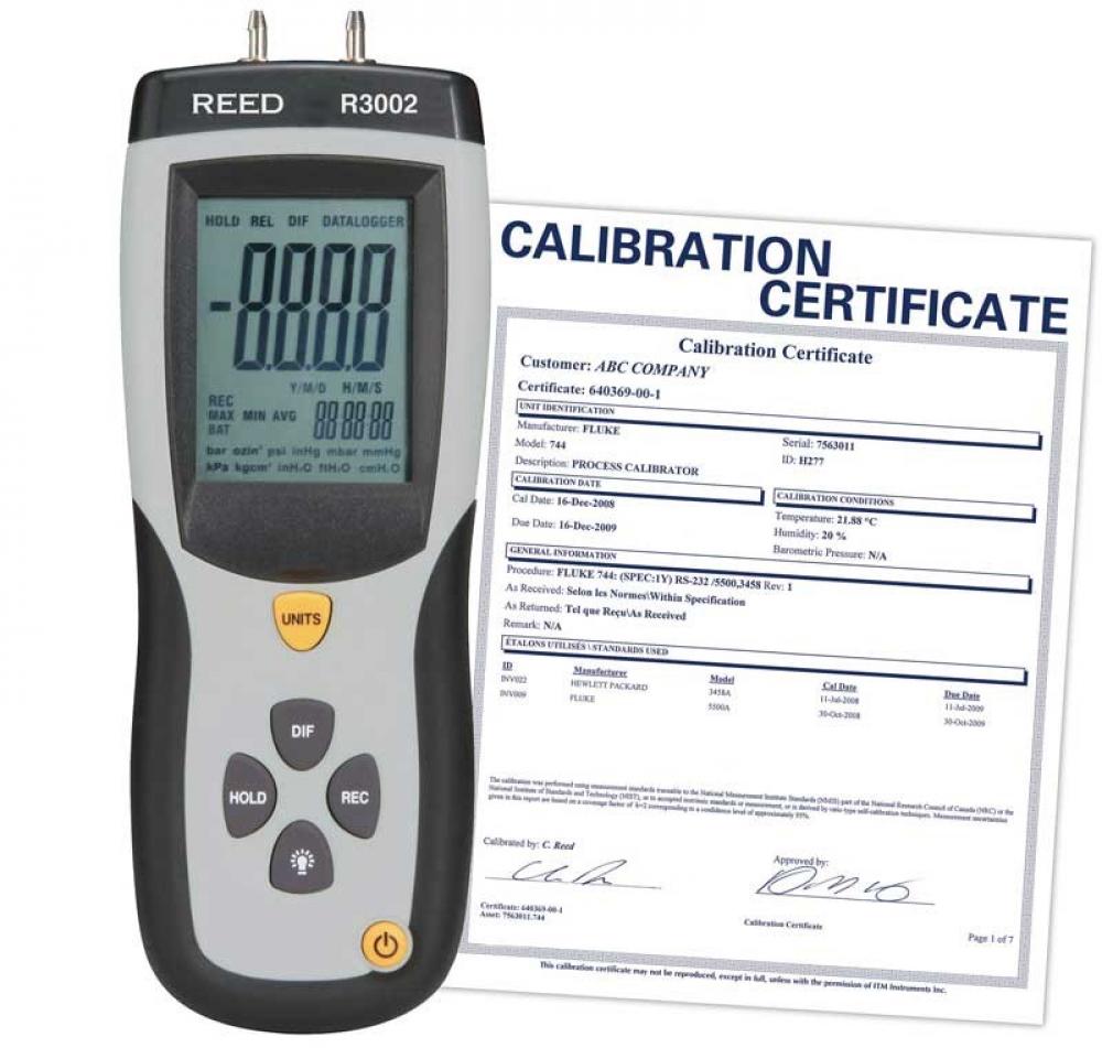 REED R3002 Digital Manometer