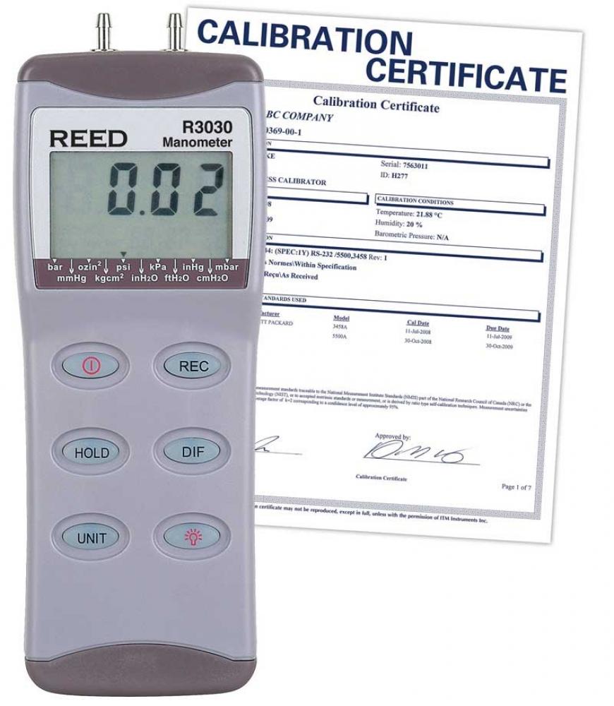 REED R3030 Digital Manometer