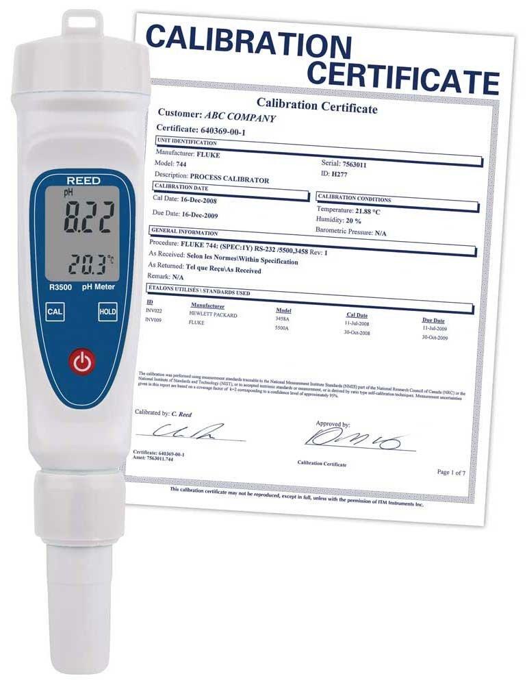 REED R3500-NIST pH Meter