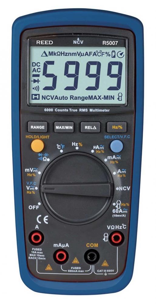 REED R5007 True RMS Digital Multimeter with NCV