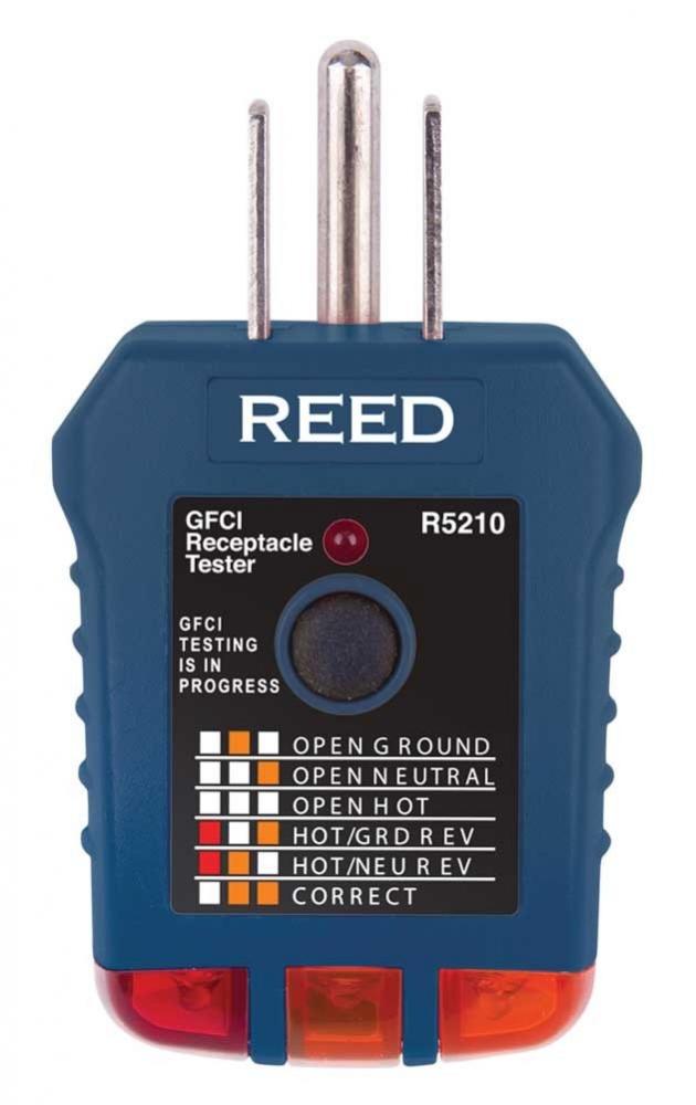 REED R5210 Receptacle Tester with GFCI