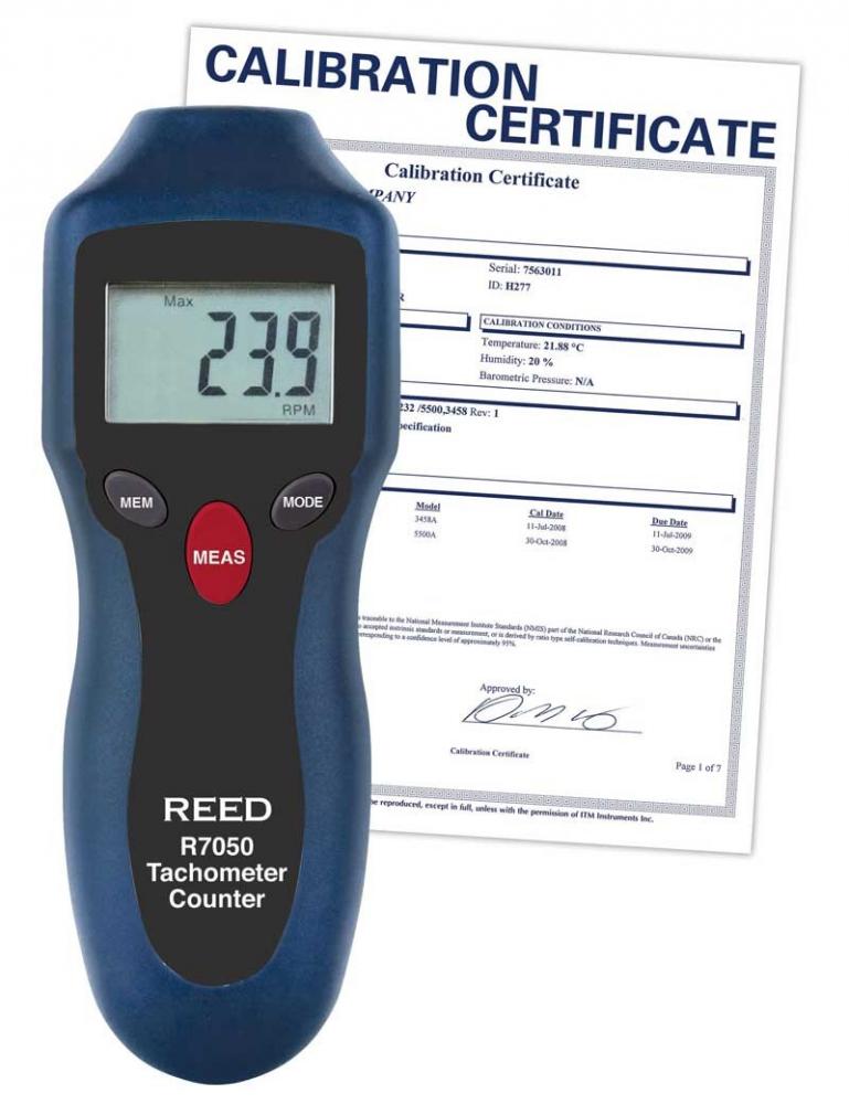 REED R7050 Compact Photo Tachometer and Counter