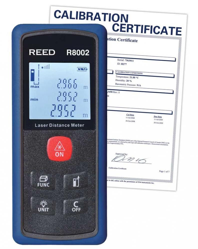 REED R8002-NIST Laser Distance Meter