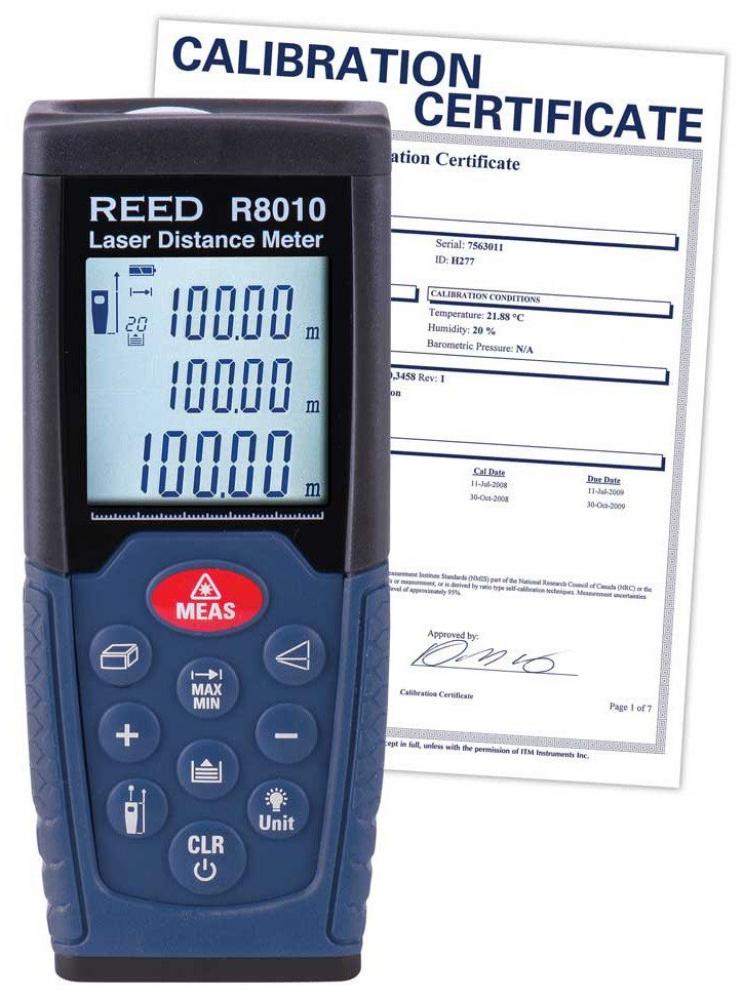 REED R8010-NIST Laser Distance Meter