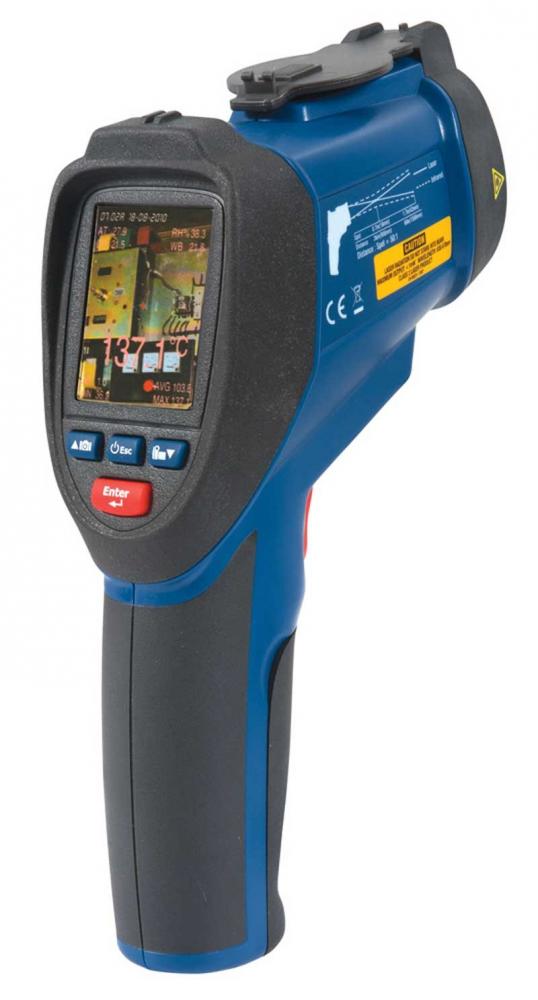 REED R2020 Dual Laser Video Infrared Thermometer, 50:1, 3992F (2200C)