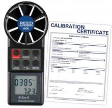 ITM - Reed Instruments 8906-NIST - REED 8906-NIST Vane Thermo-Anemometer, CFM (Air Volume), includes NIST Traceable Certification