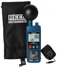 ITM - Reed Instruments 173932 - REED R6250SD-KIT Data Logging Heat Stress Meter with Power Adapter and SD Card