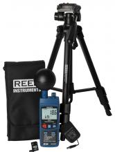 ITM - Reed Instruments 173940 - REED R6250SD-KIT2 Data Logging Heat Stress Meter with Tripod